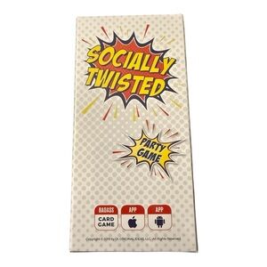 Socially Twisted Party Card Game – 250 Cards – Ages 17+ – NWT